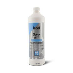 Een fles Lecol Soap Wit OH23