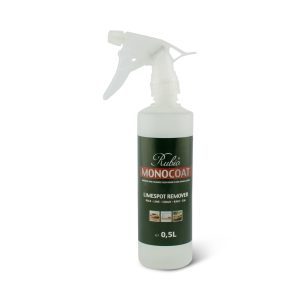Een fles met Rubio Monocoat Limespot Remover