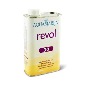 Een blik Aquamarijn Revol 30 Onderhoudsolie