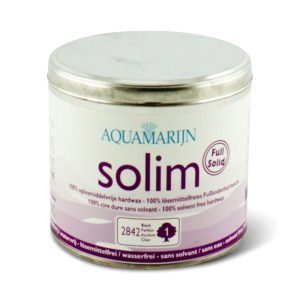 Een blik Aquamarijn Solim Basis Hardwax