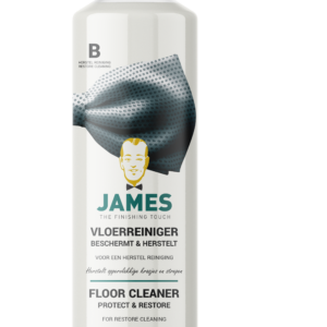 James Vloerreiniger die reinigt en lichte gebruikssporen herstelt
