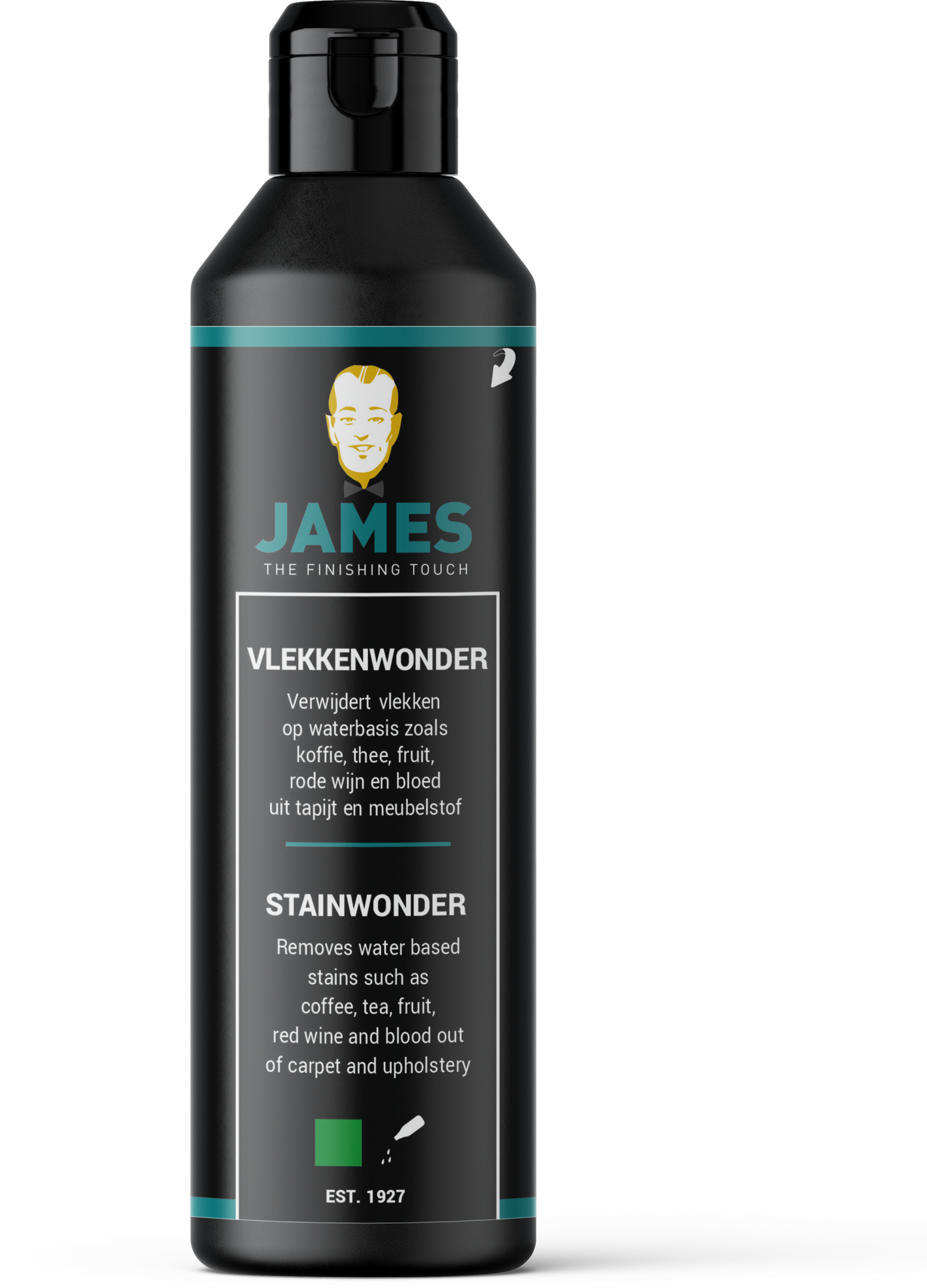 James Vlekkenwonder voor het verwijderen van hardnekkige vlekken uit stof
