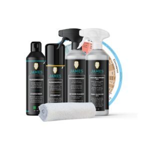 James Premiumset voor reinigen en beschermen van textiel